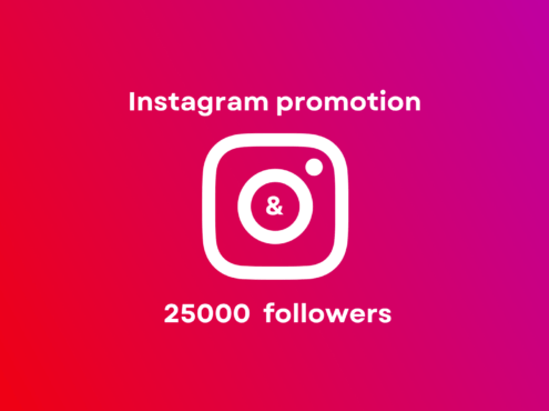 Get Instagram promotion and 25000