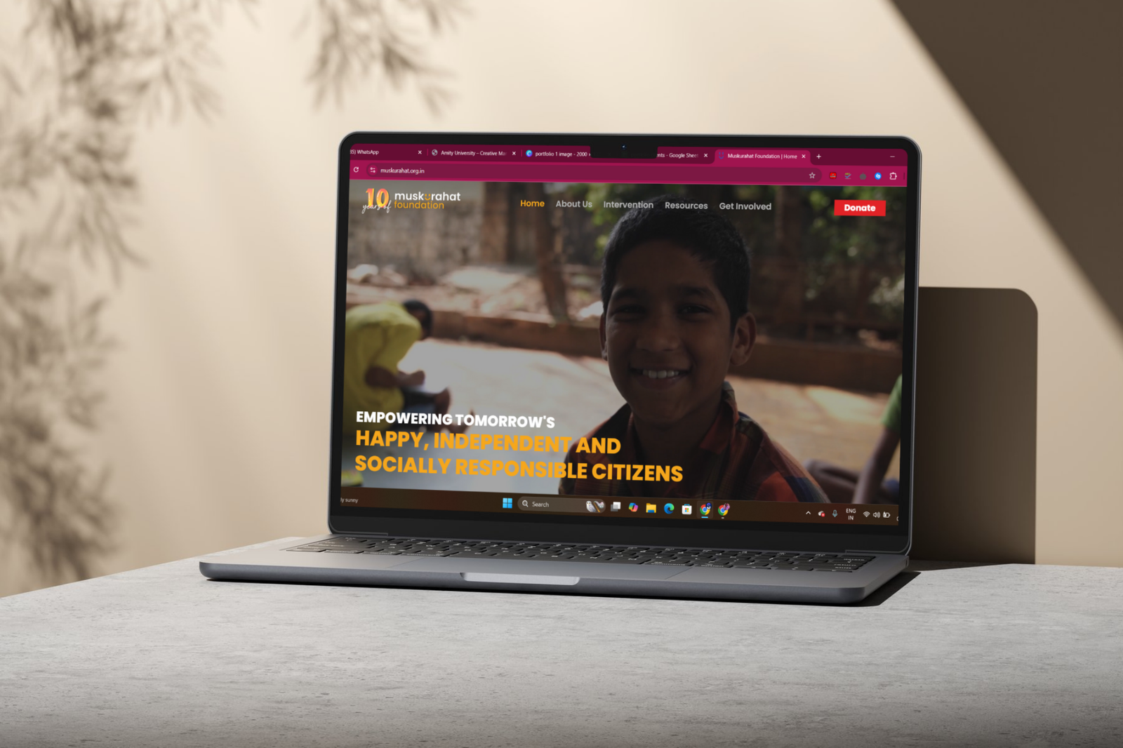 muskurahat foundation portfolio banner