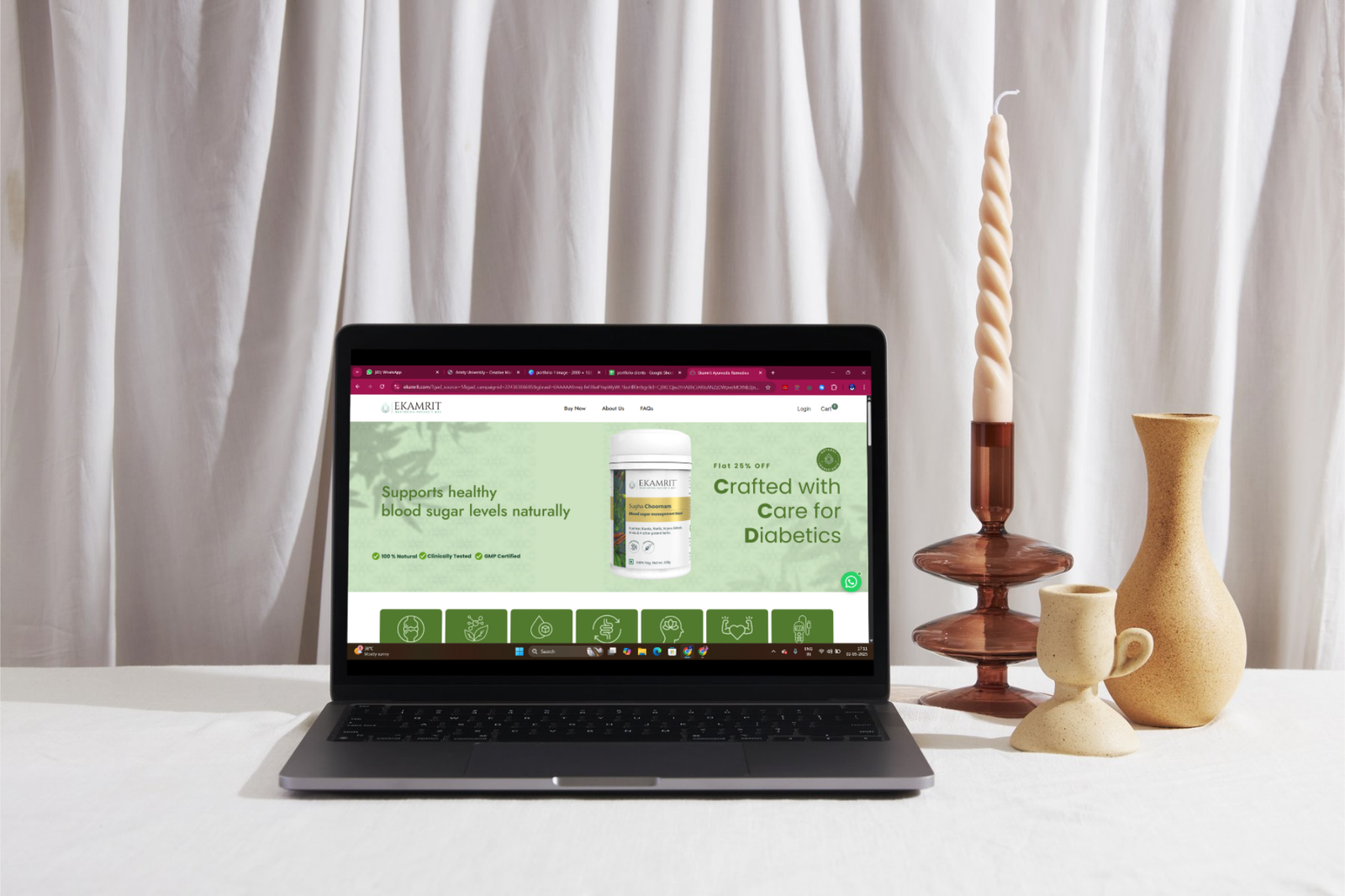 ekamrit portfolio banner