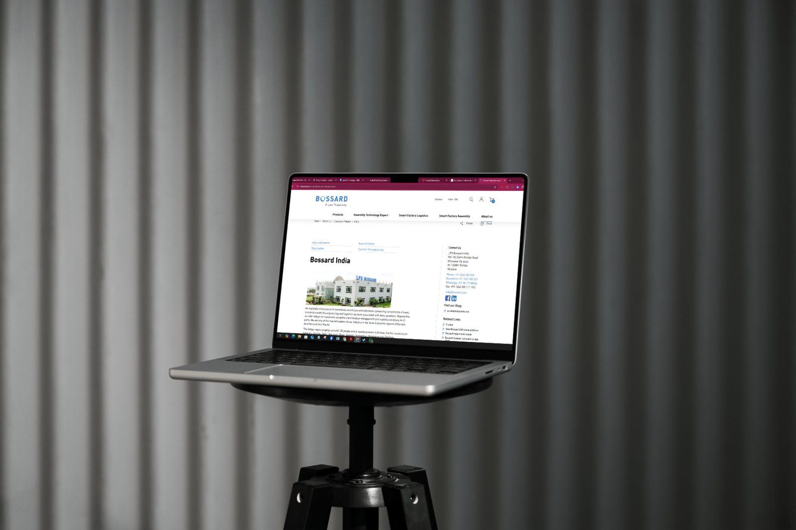 bossard portfolio banner image